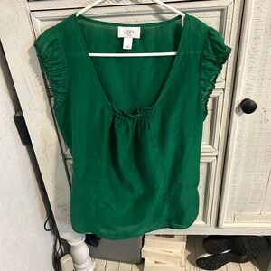 Loft blouse green